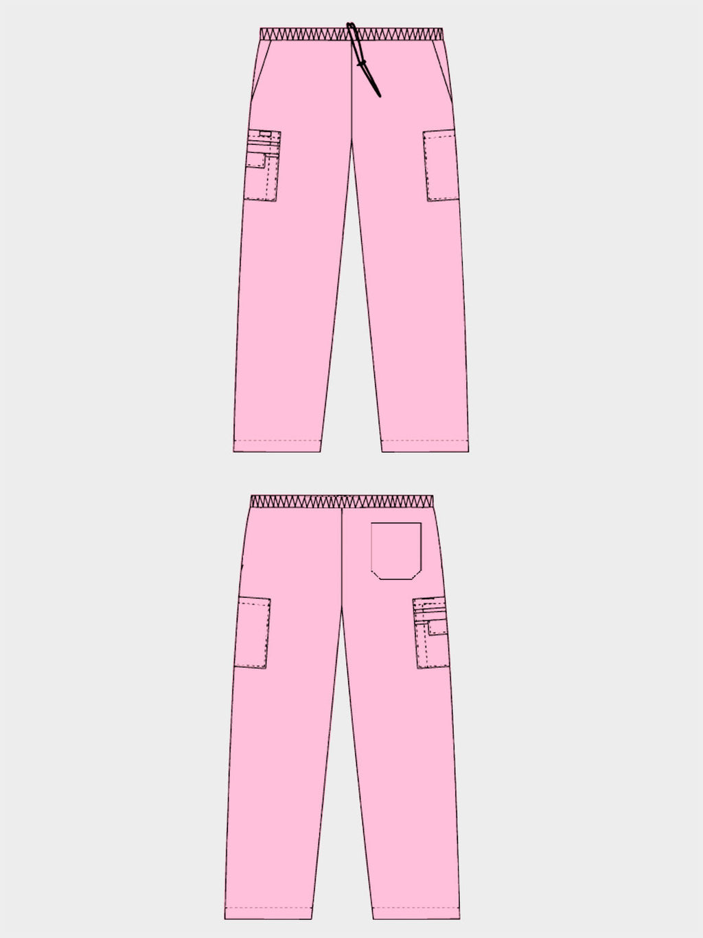 Product - MOBB Unisex Drawstring/Elastic Scrub Pant