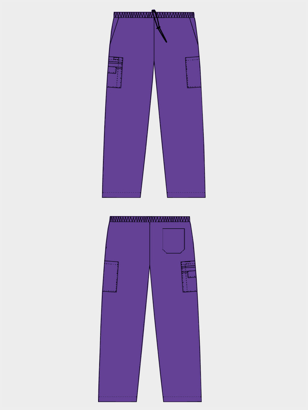 Product - MOBB Unisex Drawstring/Elastic Scrub Pant