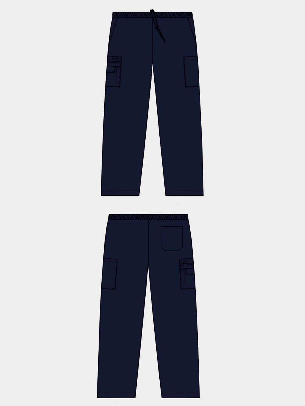 Product - MOBB Unisex Drawstring/Elastic Scrub Pant