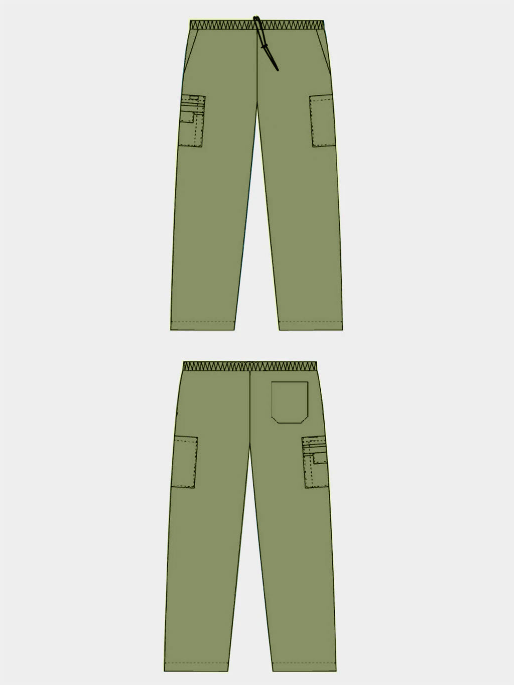 Product - MOBB Unisex Drawstring/Elastic Scrub Pant