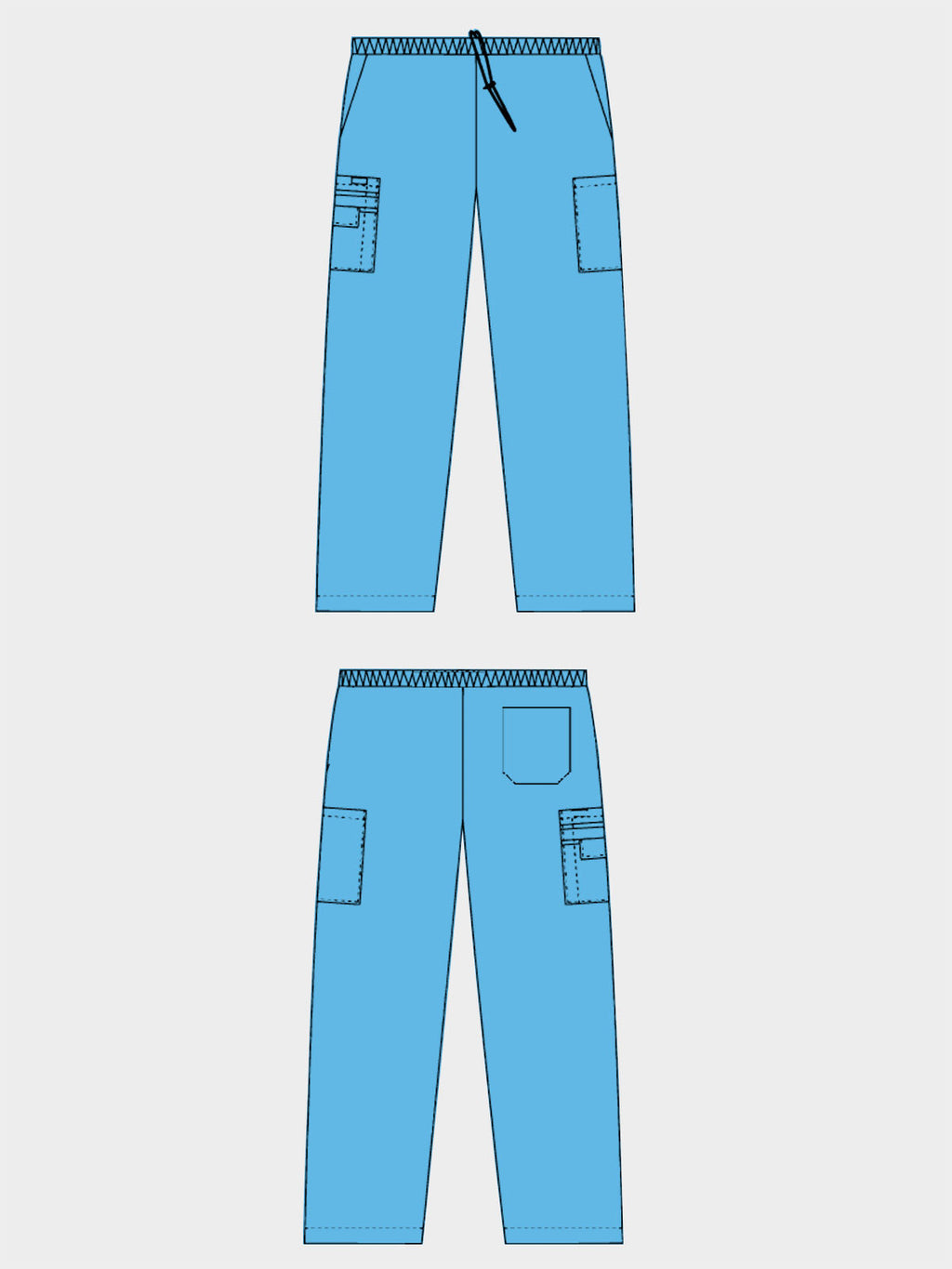 Product - MOBB Unisex Drawstring/Elastic Scrub Pant