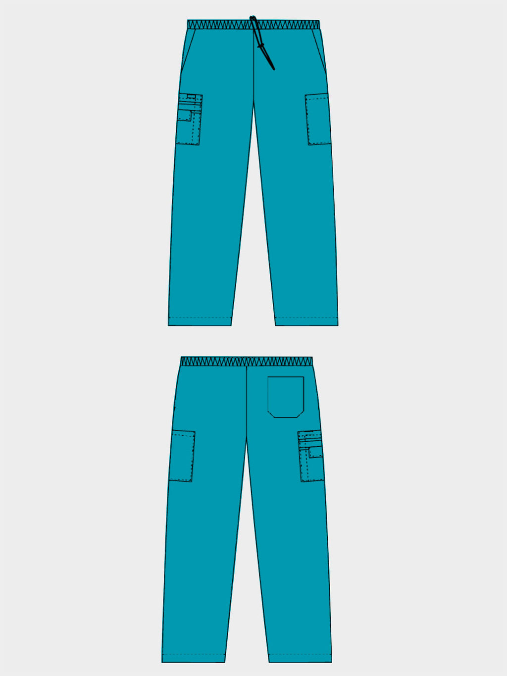Product - MOBB Unisex Drawstring/Elastic Scrub Pant