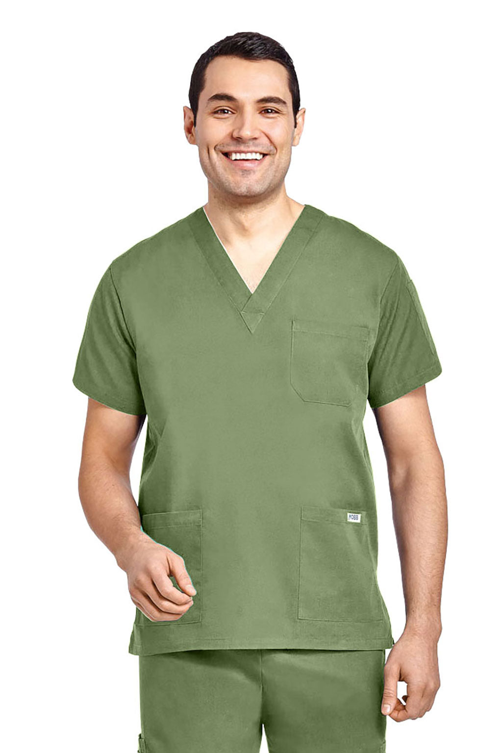 Product - Clearance Unisex V-Neck Mobb Scrub Top by MOBB