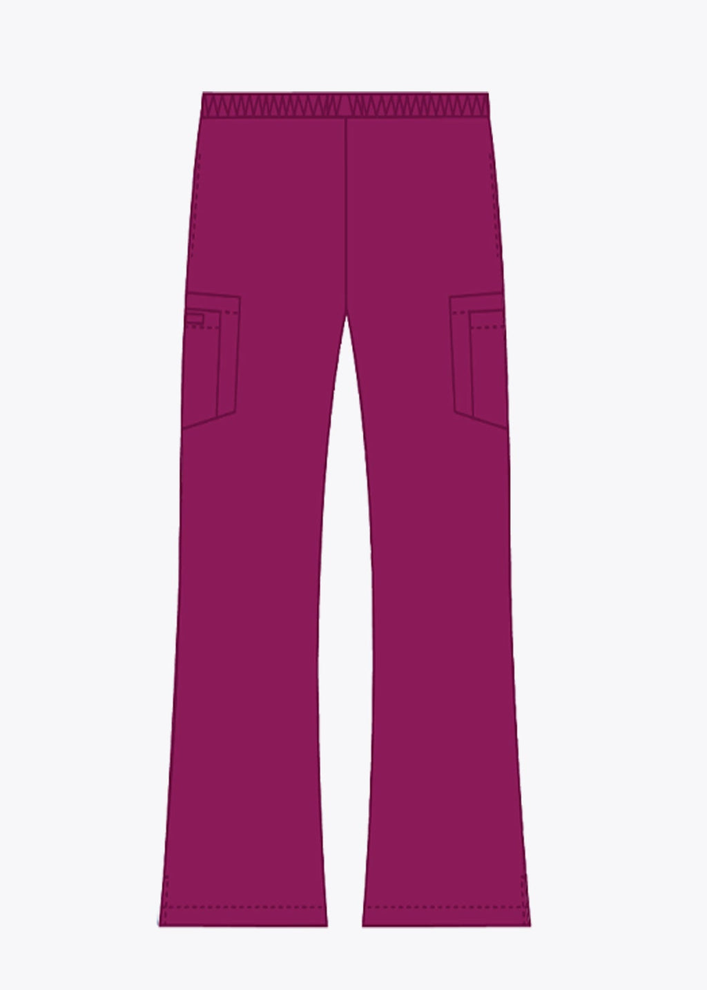 Product - MOBB Unisex Boot Cut Flip Flap Scrub Pant