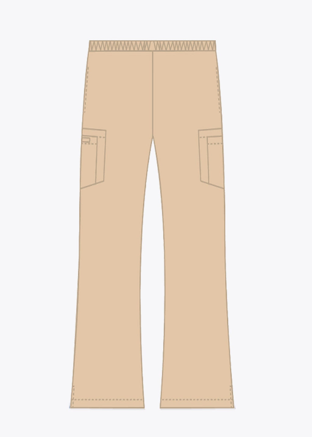 Product - MOBB Unisex Boot Cut Flip Flap Scrub Pant