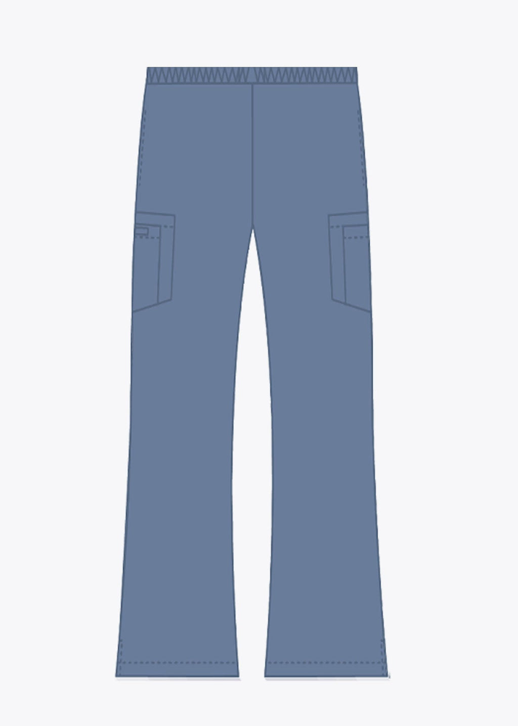 Product - MOBB Unisex Boot Cut Flip Flap Scrub Pant