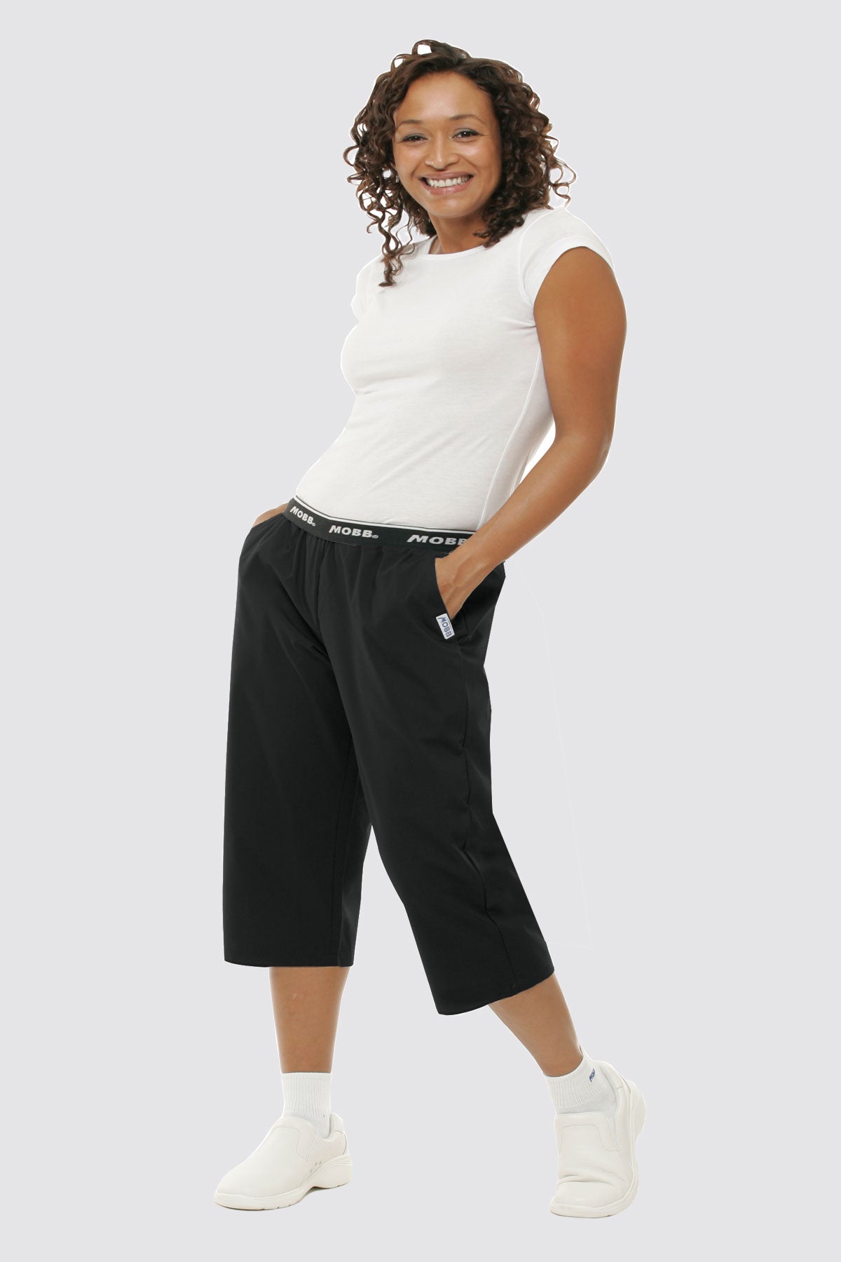 Black Women's Capri Pants 314P