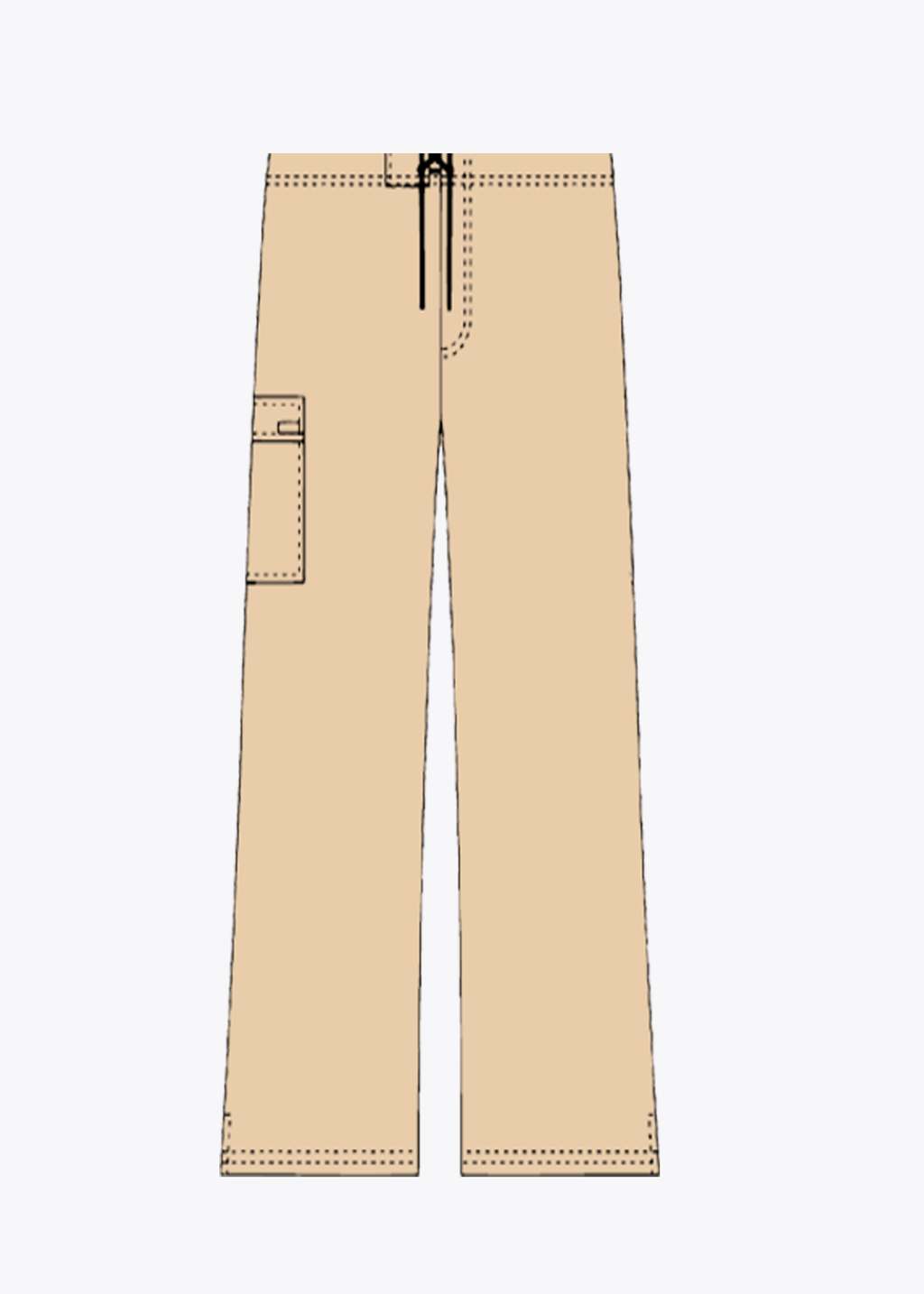 Product - MOBB Low Rise Lace Up Flare Pant - Tall