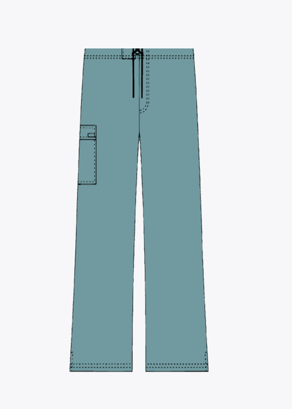 Product - MOBB Low Rise Lace Up Flare Pant - Tall
