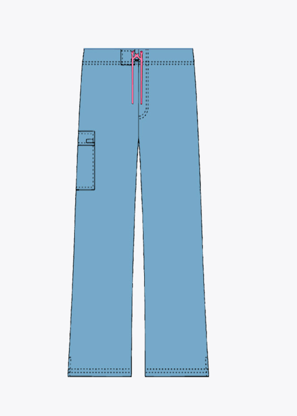 Product - MOBB Low Rise Lace Up Flare Pant - Tall