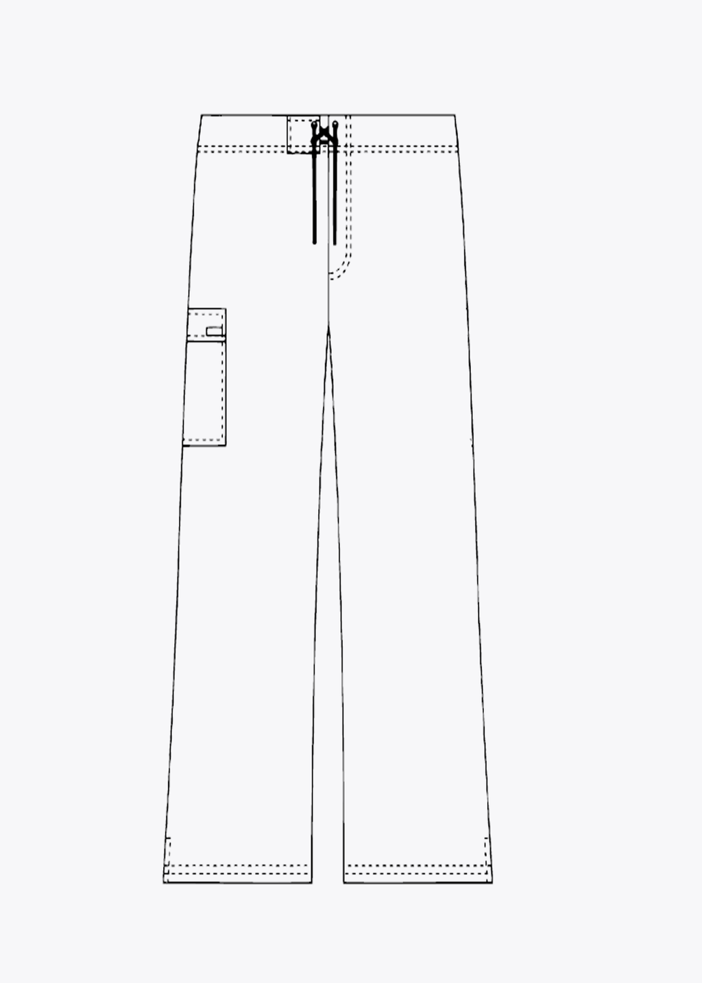 Product - MOBB Low Rise Lace Up Flare Pant - Tall