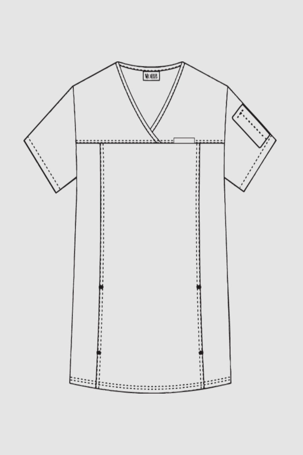 Product - MOBB Flex V-Neck Women Scrub Top