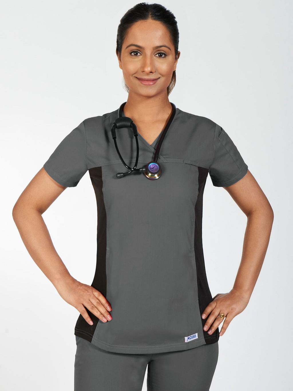 Product - MOBB Flex V-Neck Women Scrub Top