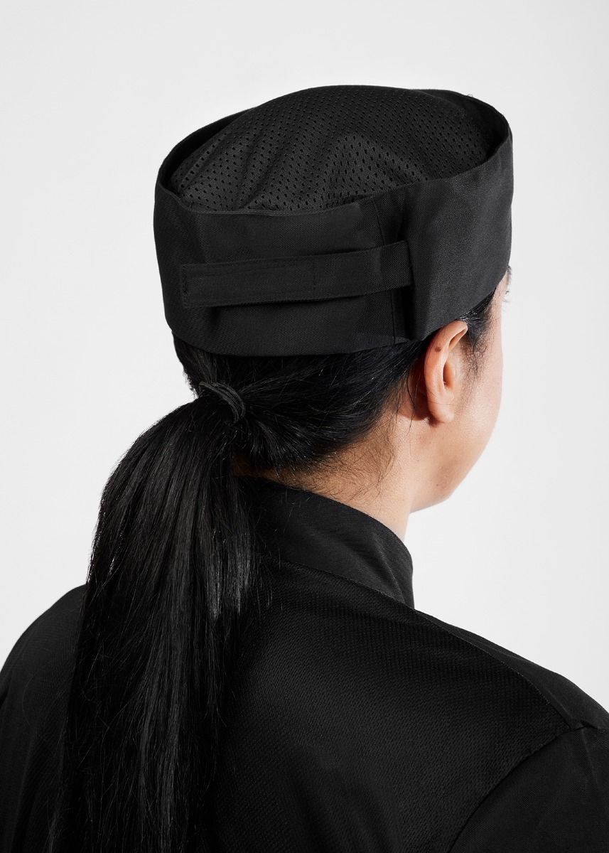 Product - Mesh Top Pillbox Skully MOBB Chef Hat