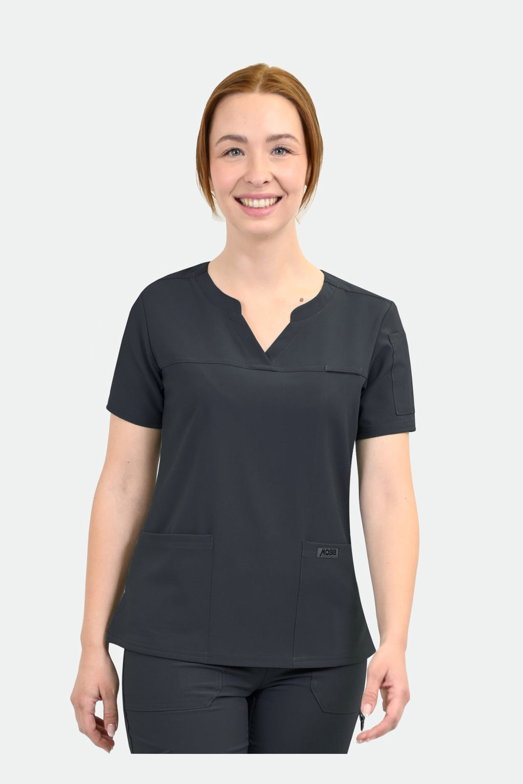 Product - The Pria-Notch Neck Scrub Top