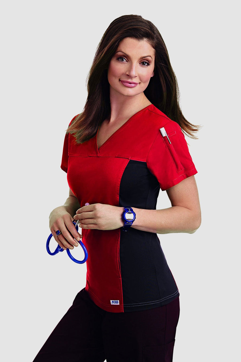 Product - MOBB Flex V-Neck Women Scrub Top
