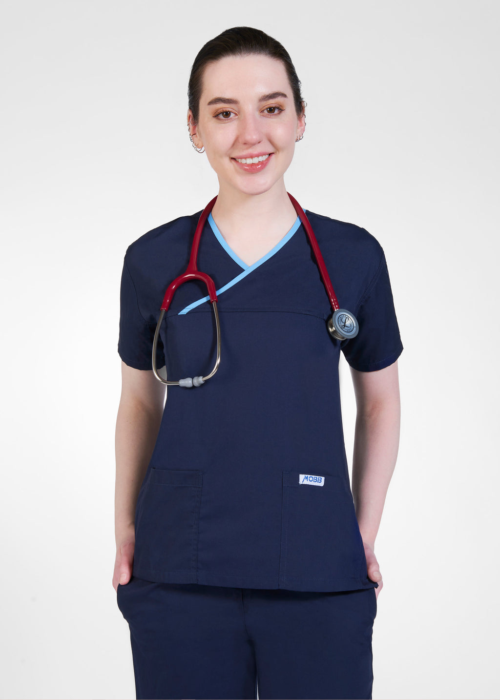 Product - MOBB Criss Cross Scrub Top