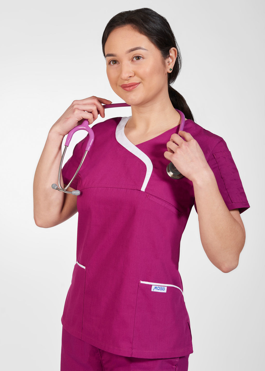 Product - Clearance Ladies Sculpted Scrub Top