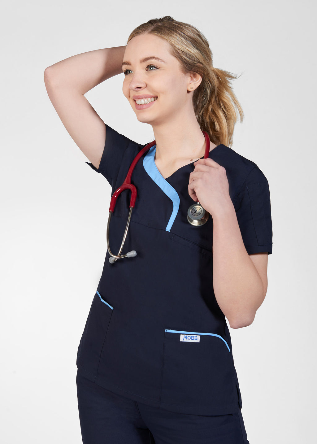 Product - MOBB Ladies Sculpted Scrub Top