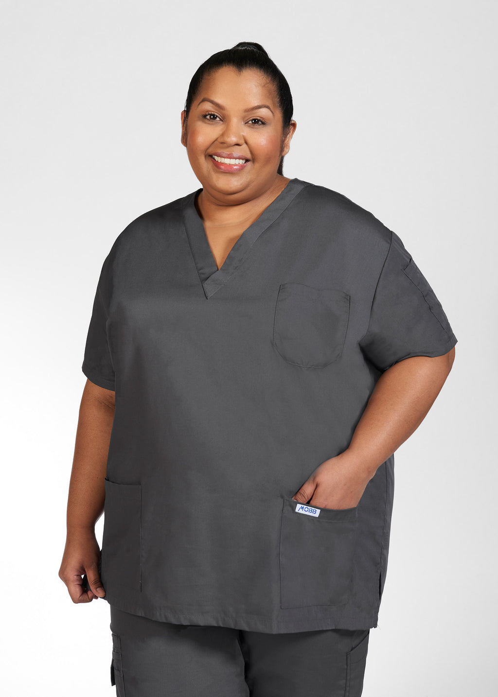 Product - MOBB Unisex V-Neck Scrub Top (XL - 4XL)