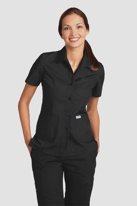 Product - MOBB Button Front Ladies Work Top