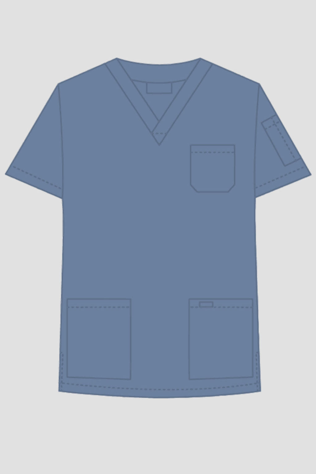 Product - MOBB Unisex V-Neck Scrub Top (XL - 4XL)