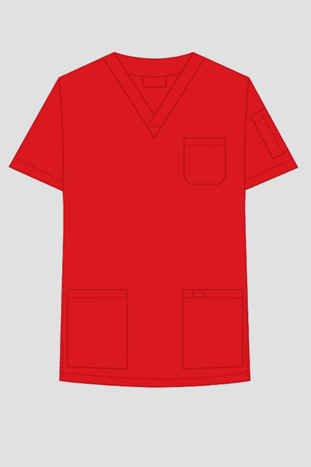 Product - MOBB Unisex V-Neck Scrub Top (XL - 4XL)