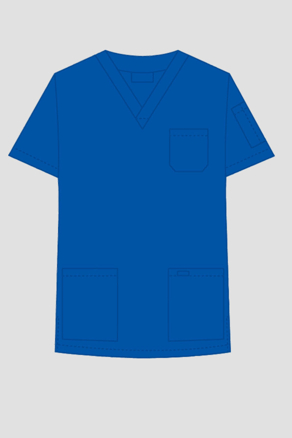 Product - MOBB Unisex V-Neck Scrub Top (XL - 4XL)