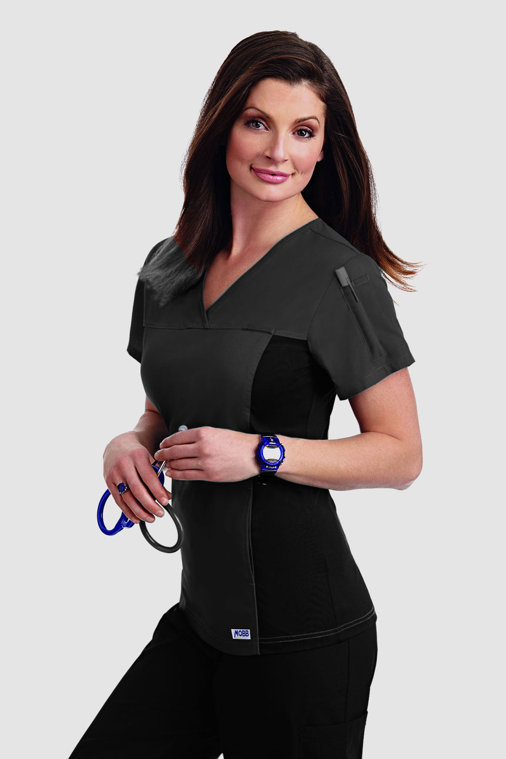 Product - Flex V-Neck Women MOBB Scrub Top(XL-3XL)