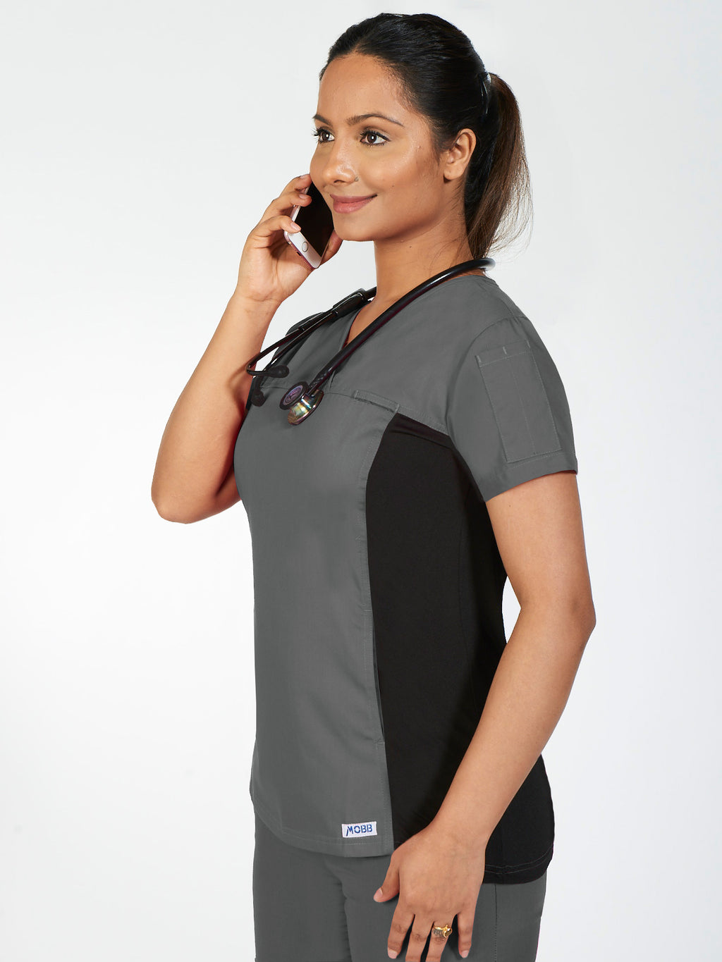 Product - Flex V-Neck Women MOBB Scrub Top(XL-3XL)