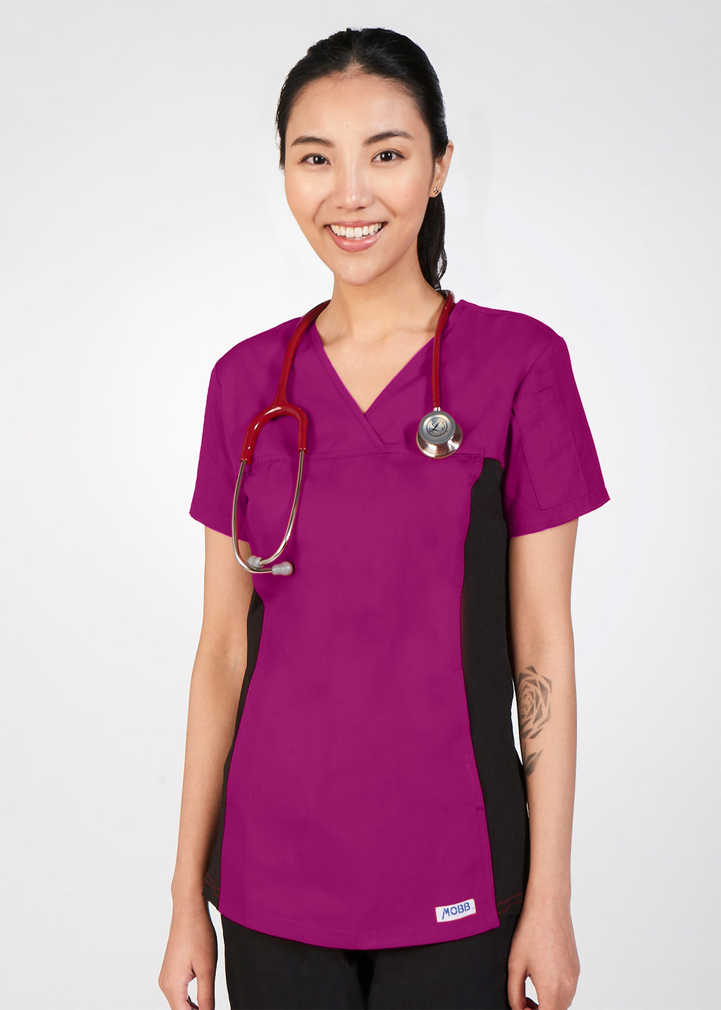 Product - Flex V-Neck Women MOBB Scrub Top(XL-3XL)