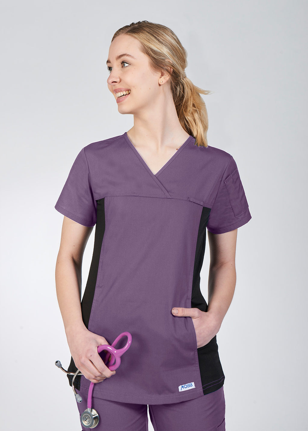 Product - Flex V-Neck Women MOBB Scrub Top(XL-3XL)