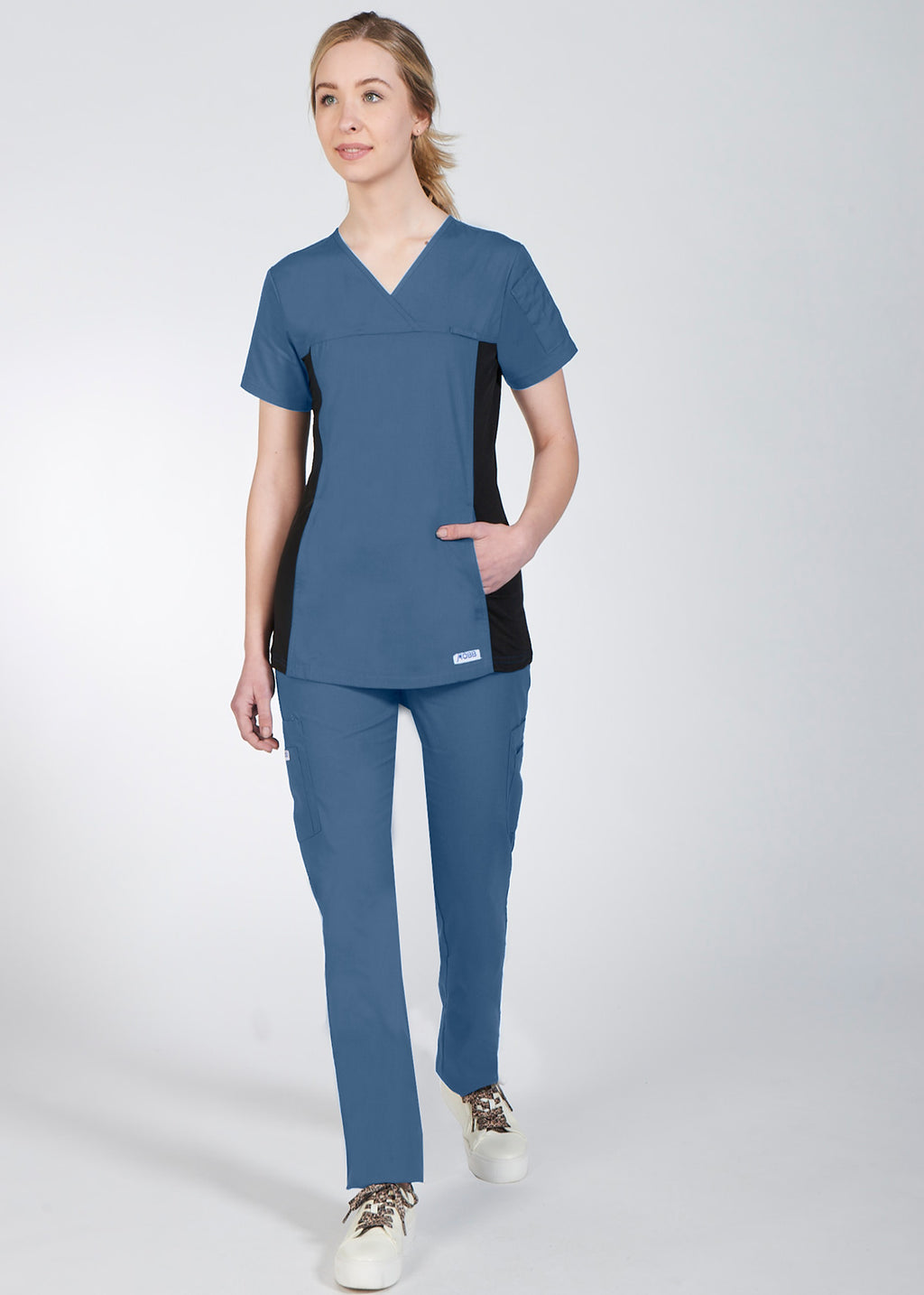 Product - Flex V-Neck Women MOBB Scrub Top(XL-3XL)