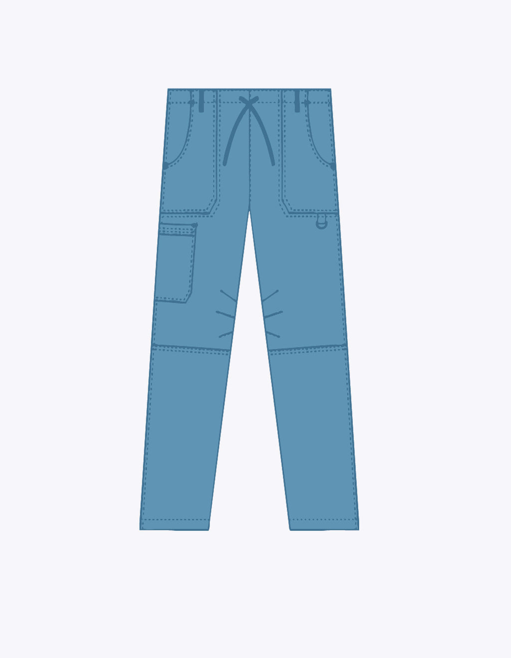 Product - MOBB Unisex Comfort Rise Drawstring Elastic Scrub Pant - Tall