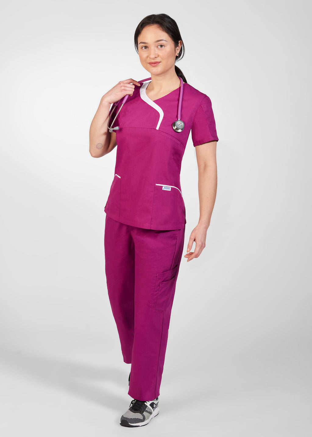 Product - Clearance Ladies Sculpted Scrub Top