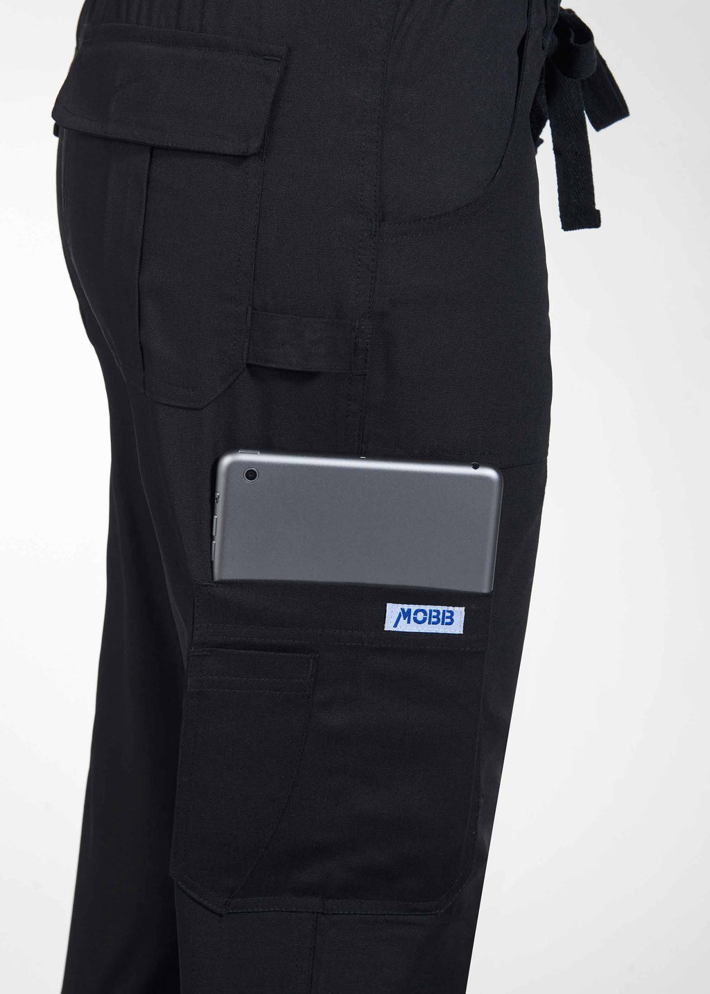 Product - MOBB Unisex Comfort Rise Drawstring Elastic Scrub Pant - Petite