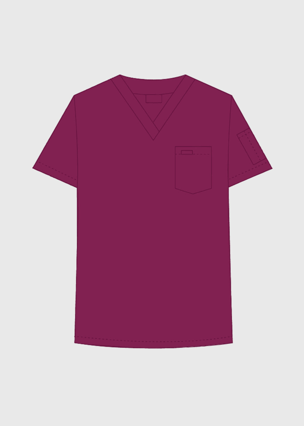 Product - Unisex Basic V-Neck MOBB Scrub Top