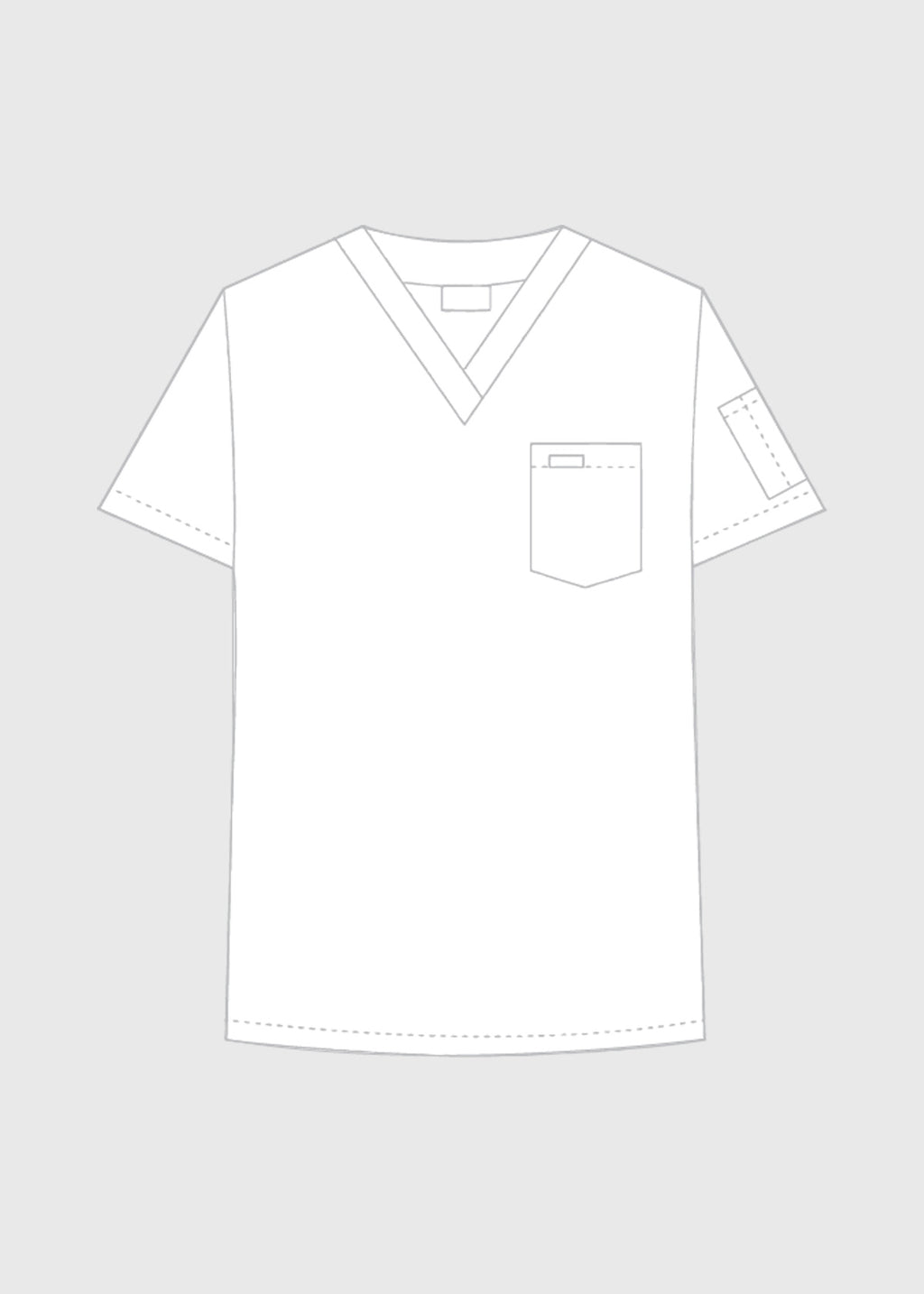 Product - Unisex Basic V-Neck MOBB Scrub Top