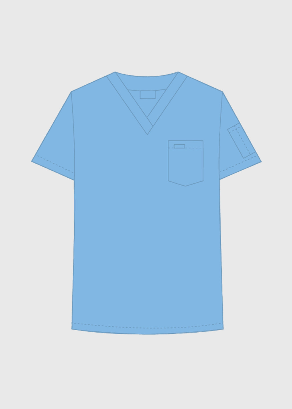 Product - Unisex Basic V-Neck MOBB Scrub Top