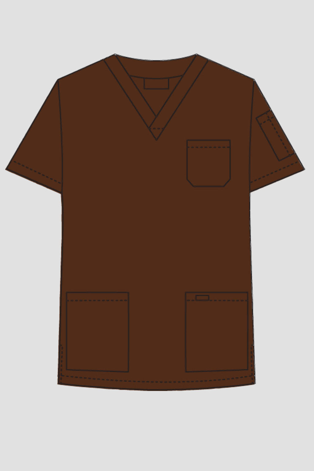 Product - MOBB Unisex V-Neck Scrub Top (XL - 4XL)