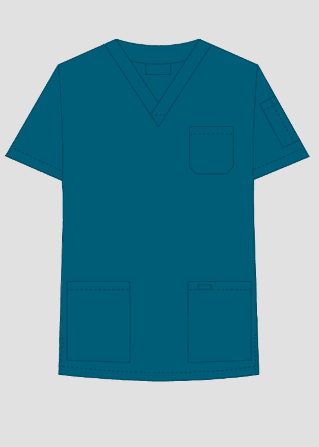 Product - MOBB Unisex V-Neck Scrub Top (XL - 4XL)