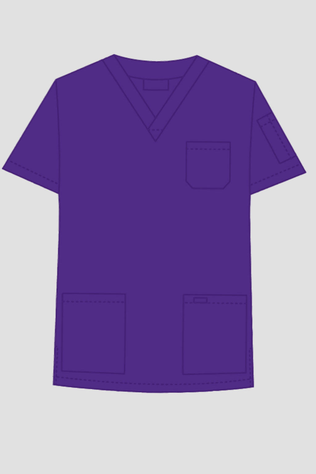 Product - MOBB Unisex V-Neck Scrub Top (XL - 4XL)