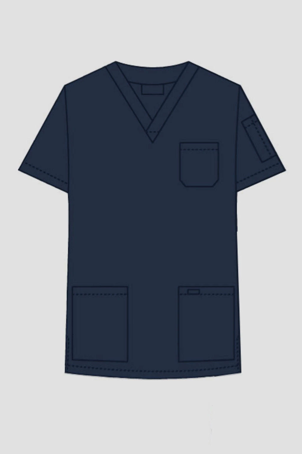 Product - MOBB Unisex V-Neck Scrub Top (XL - 4XL)