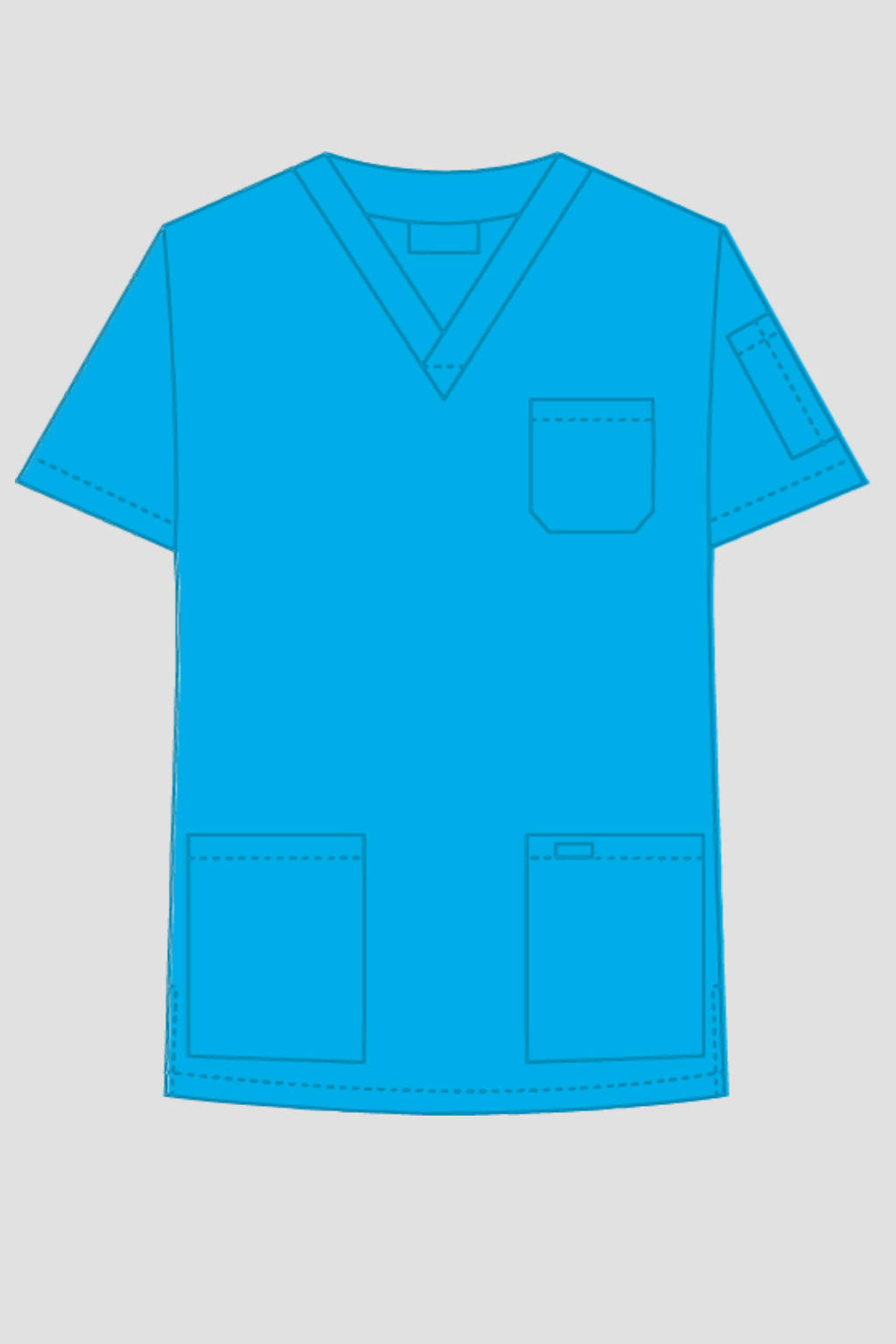 Product - MOBB Unisex V-Neck Scrub Top (XL - 4XL)