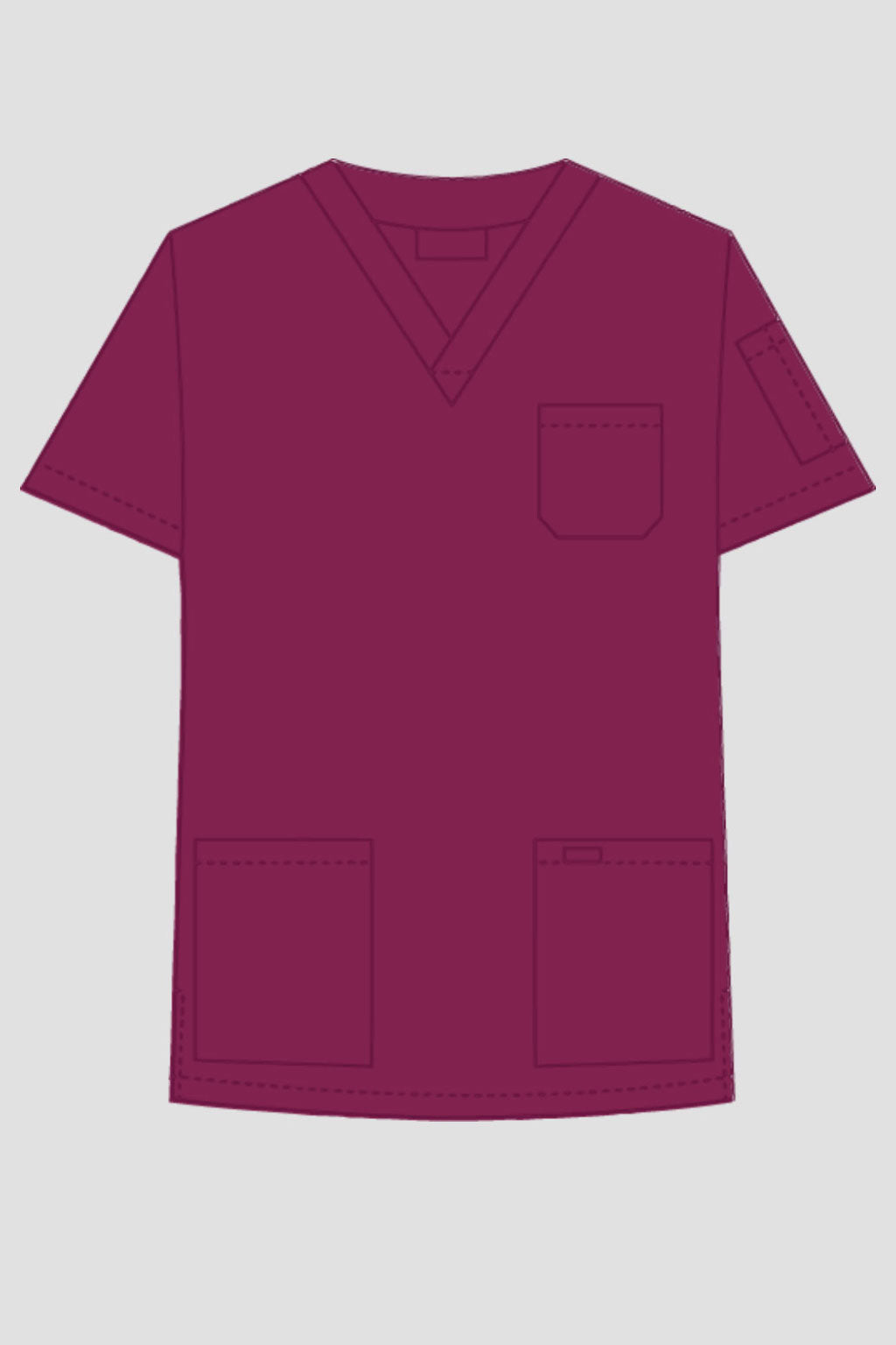 Product - MOBB Unisex V-Neck Scrub Top (XL - 4XL)