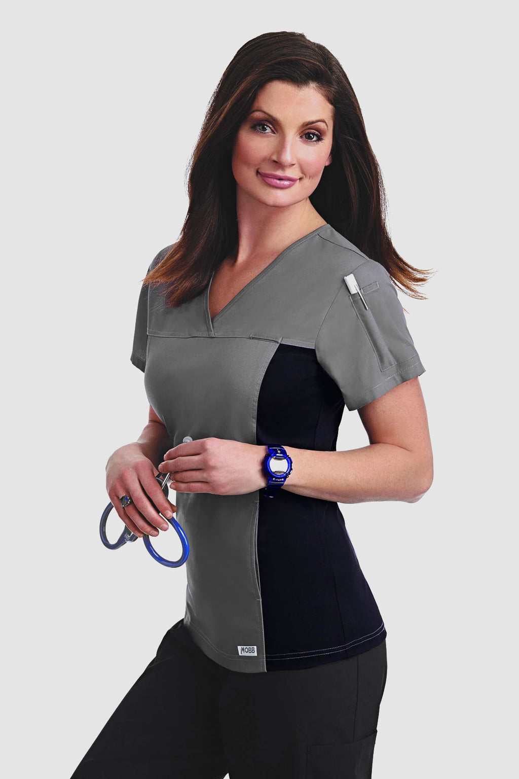 Product - Flex V-Neck Women MOBB Scrub Top(XL-3XL)