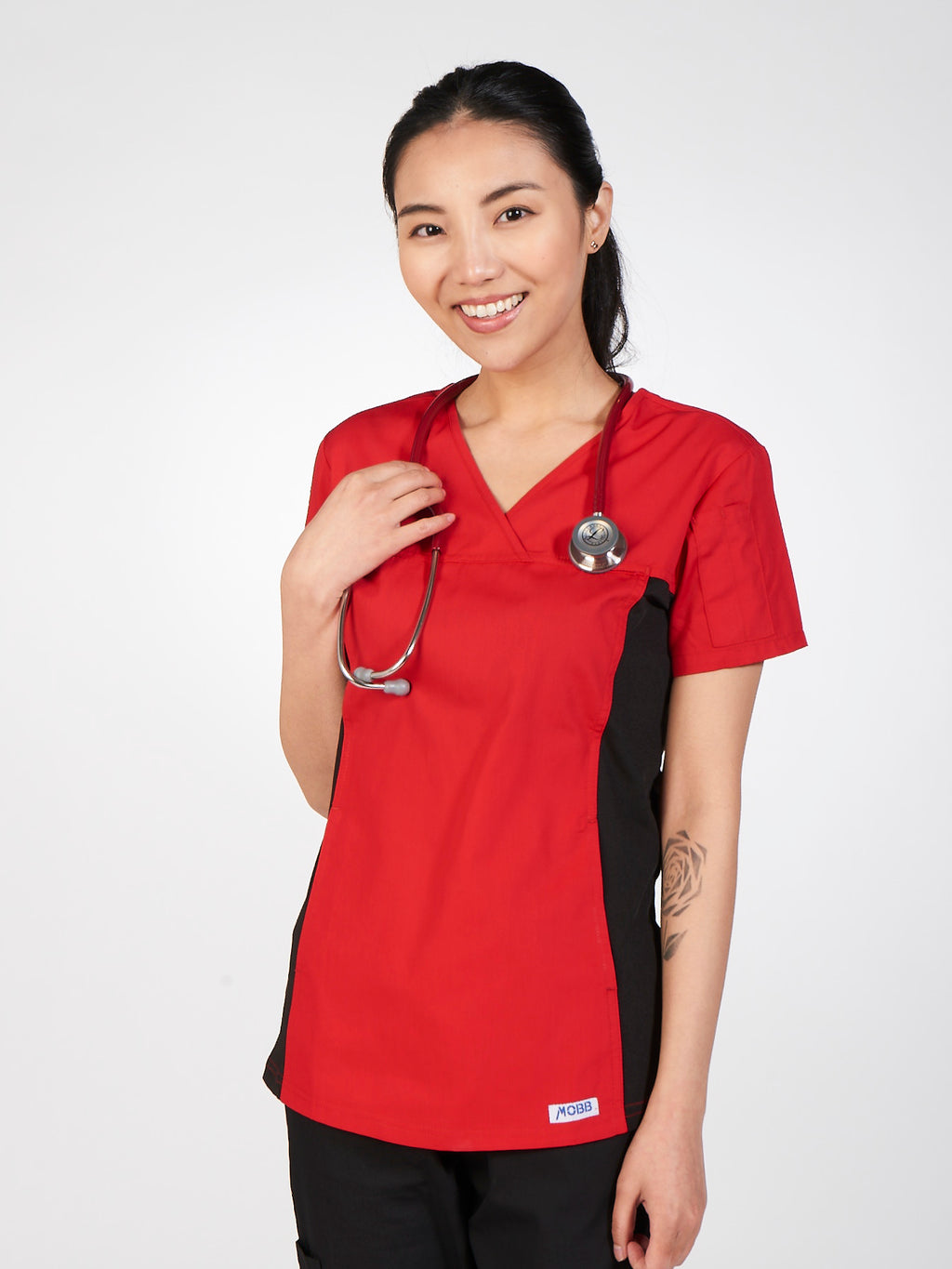 Product - Flex V-Neck Women MOBB Scrub Top(XL-3XL)