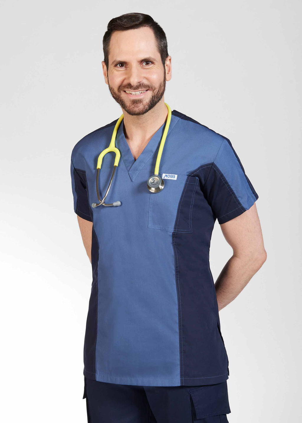Product - Men's Two Tone Scrub Top