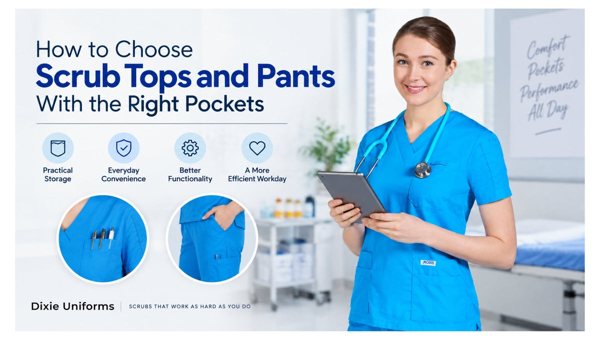 How to Choose Scrub Tops and Pants With the Right Pockets