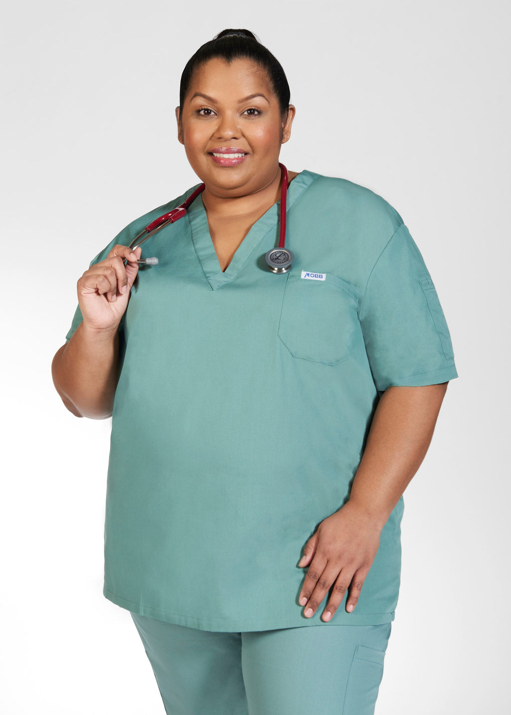 Product - MOBB Clearance Unisex Basic V-Neck Scrub Top